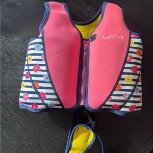 Limmys Floral Swim Vest Life jacket 15-23kg 2-5y Size M